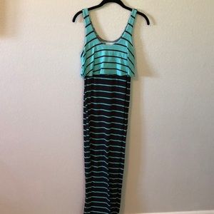 Striped maxi dress